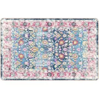 vidaXL Tapis lavable multicolore 190x300 cm antidérapant
