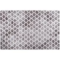 vidaXL Tapis lavable antidérapant 80x150 cm Multicolore