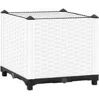 vidaXL Lit surélevé 40x40x38 cm Polypropylène