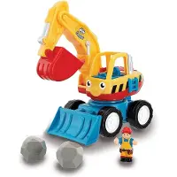 Sonstige Verlage WOW Toys Pelleteuse Dexter the Digger Véhicule jouet rouge