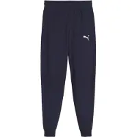 Puma Pantalon de sport bleu foncé / blanc