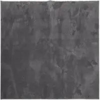 vidaXL Tapis HUARTE à poils courts doux lavable anthracite 200x200 cm