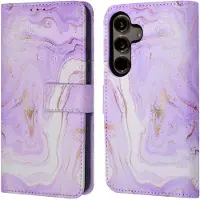 IMoshion Étui de télephone portefeuille Design Samsung Galaxy S24 Plus - Purple Marble
