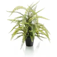 Emerald Fougère artificielle Boston 70 cm en pot en plastique
