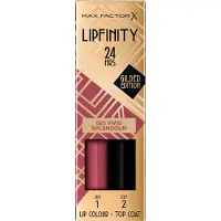 Max Factor Lipfinity Gilded Edition rouge à lèvres longue tenue avec baume teinte 025 Vivid Splendour 4,2 g