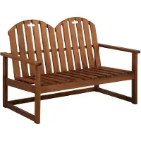 vidaXL Banc de jardin 110 cm bois massif acacia