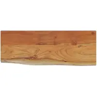 vidaXL Étagère murale rectangulaire massif acacia bordure assortie