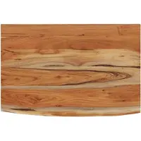vidaXL Étagère murale rectangulaire massif acacia bordure assortie