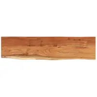 vidaXL Étagère murale rectangulaire massif acacia bordure assortie