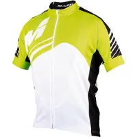 Massi Vesta Short Sleeve Jersey Jaune,Blanc S Homme