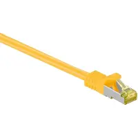 Alcasa electronik Good Connections 8070R-002Y Good Connections Patchkabel m. Cat.7 Rohkabel gelb 0,15m