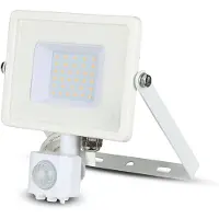 LED Solution Spot LED blanc 30W avec détecteur de mouvement Premium Couleur : Blanc chaud 457