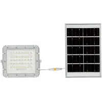V-TAC Projecteur solaire blanc - 6W - IP65 - 400 lumens - 6400K