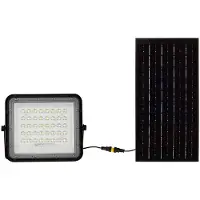 V-TAC Projecteur LED Solar 10W Télécommande, AUTO, Minuterie, IP65 Noir VT-80W 6400K 800lm
