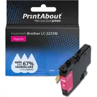 PrintAbout Cartouche compatible pour Brother LC-3233M - Magenta