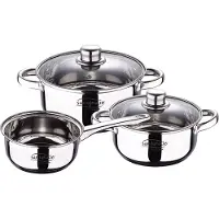 San Ignacio Batterie De Cuisine Cassel 5 Pcs Acier Inoxydable, Induction, 5 Pièces -