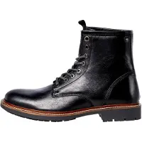 Jack & Jones Bottines à lacets 'Tanner' noir