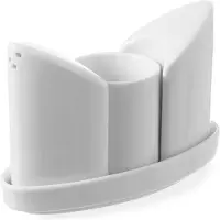 Super Merchant Menage Set, Pfeffer, Salz & Zahnstocher, 125x54x(H)90mm
