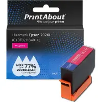 PrintAbout Cartouche compatible pour Epson 202XL (C13T02H34010) - Magenta - Grande capacité