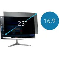 Kensington Filtre anti-indiscrétion - - 58.4cm/23" - Amovible - 16:9 - Protection des regards indiscrets