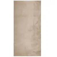 vidaXL Tapis HUARTE à poils courts doux et lavable sable 100x200 cm