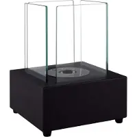 Qlima - Cheminée À L'éthanol Décorative FFB 022 Noir