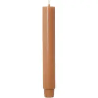 Rustik Lys - Bougies de table épaisses « Liv » (Ø 2,6 cm, 20 pièces, Siena)