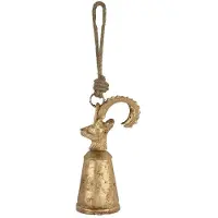 Mars & More : cloche, or, steinbock, 35 cm