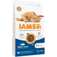 IAMS 3kg Vitality Adult thon Croquettes pour chat