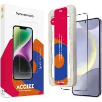 Accezz Protection d'écran en verre trempé avec applicateur pour Samsung Galaxy S24 Plus / S25 Plus