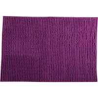 MSV Tapis de bain Microfibre CHENILLE 40x60cm Violet
