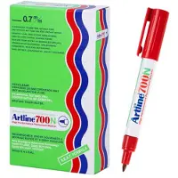 Artline Marqueur 700 permanent rød 0,7mm - (12 pcs.) (12x)