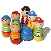 Simply For Kids 22107 Houten Kegelspel Piraten