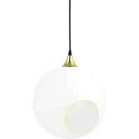 Design By Us Suspension , Ballroom XL, dimmable, Blanc, Salon / séjour, Verre, Design