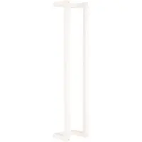vidaXL Porte-serviette Blanc 23x18x110 cm Bois de pin massif