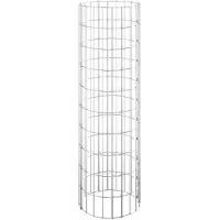 vidaXL Colonne de gabion Rond Acier galvanisé Ø30x100 cm
