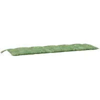 vidaXL Coussin de banc de jardin motif de feuilles 180x50x7 cm