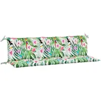 vidaXL Coussins de banc de jardin lot de 2 multicolore tissu Oxford