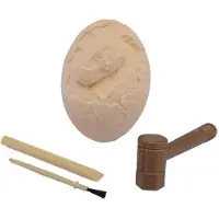 Johntoy Fossile d'uf de dinosaure à creuser