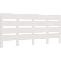 vidaXL Tête de lit blanc 180x3x80 cm pin massif