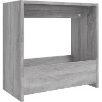 vidaXL Table d'appoint Sonoma gris 50x26x50 cm Bois d'ingénierie