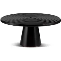 Dutchdeluxes Plat de Présentation Dutchdeluxes Food stand Black Matt (7 x 20 cm)