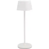 Securit LP-GE-WT Lampe de table LED à accu GEORGINA, blanc