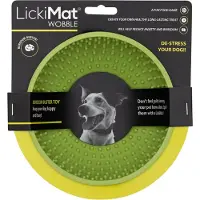 LickiMat Wobble Anti-stress Dog Feeder Vert