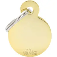 My Family Petite Médaille Ronde Pour Animaux De Compagnie