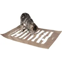 Trixie , jouet d'activité pour chat, textile, 70 x 50cm, crème/marron