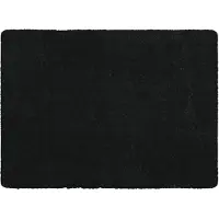 MSV Tapis de bain Microfibre 50X70cm Noir