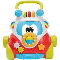 Chicco Walker Runs Happy Hippie Walker With Ergonomic Man And Activities Multicolore Enfants