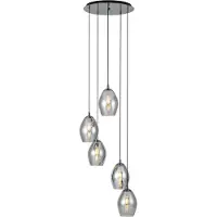 Stars of Light Suspension , Estanys, dimmable, Noir, Salle à manger, Verre, Moderne