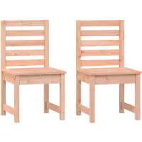 vidaXL Chaises de jardin 2 pcs. 50x48x91,5 cm bois massif douglas